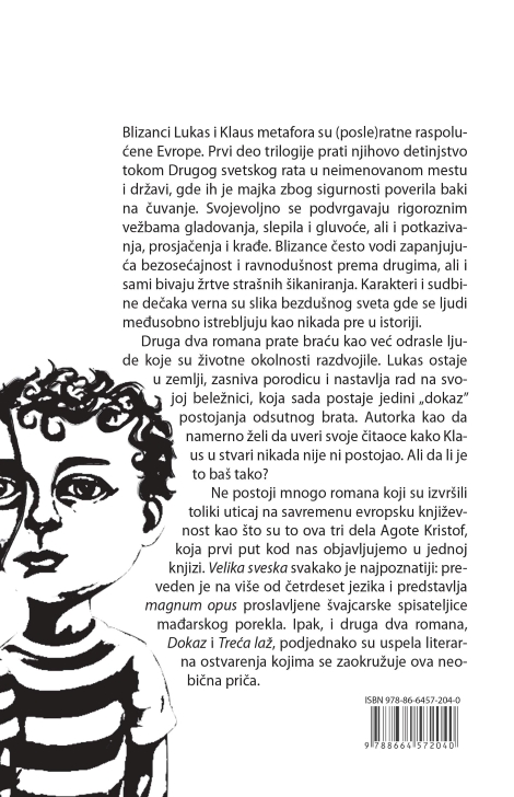blizanačka trilogija agota kristof