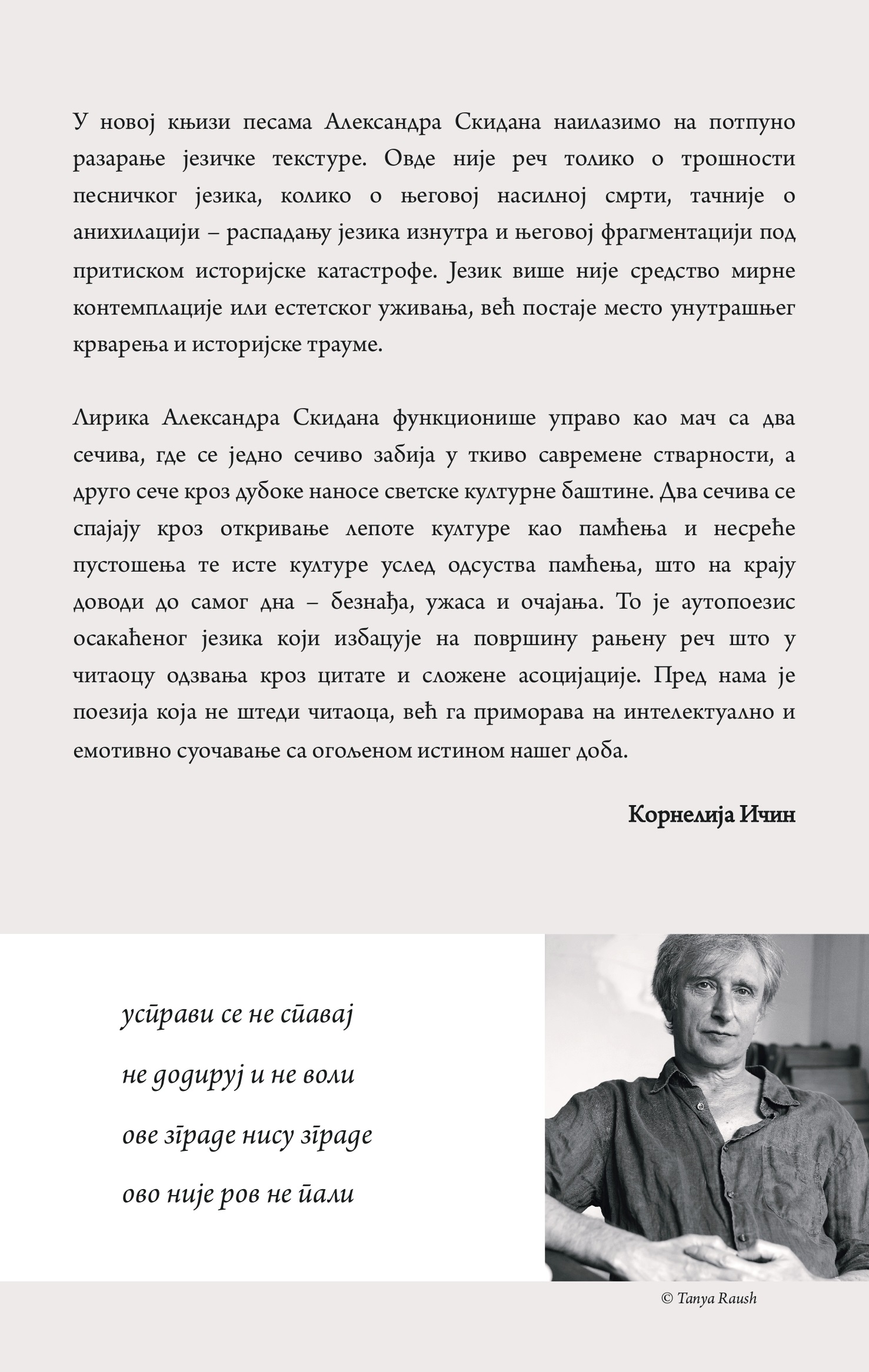 evo ovde u sam centar aleksandar skidan